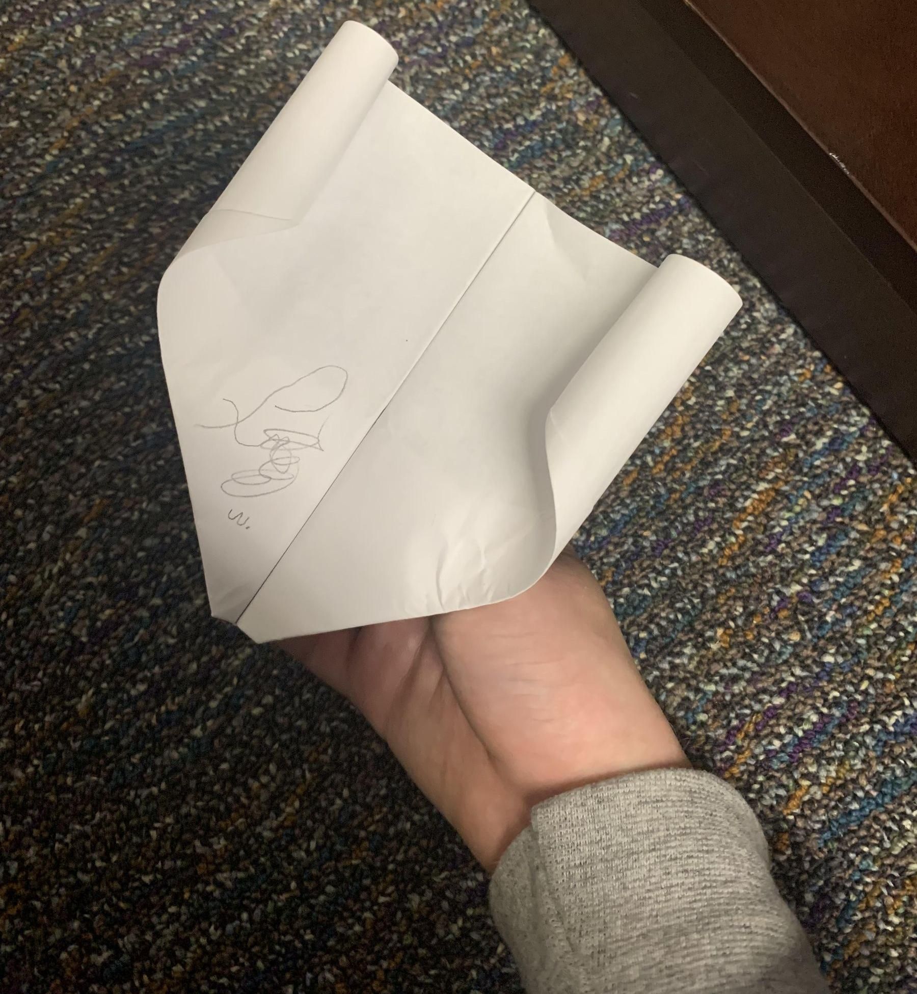 How to Make My First Paper Airplane Design: Cyclone *back of Class Edition*