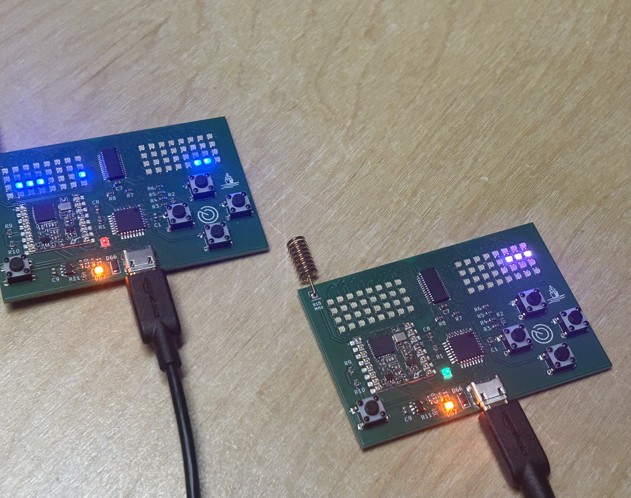 Battleship Radio With LED Display