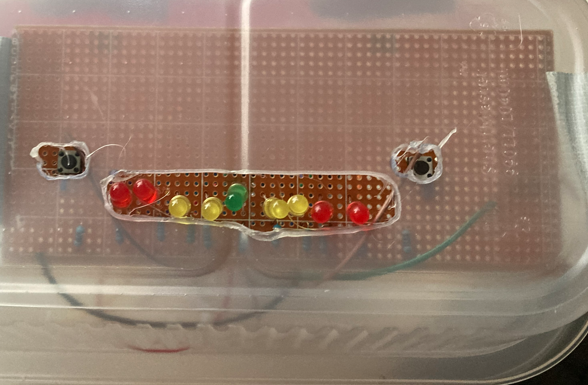 LED Button Spamming Game