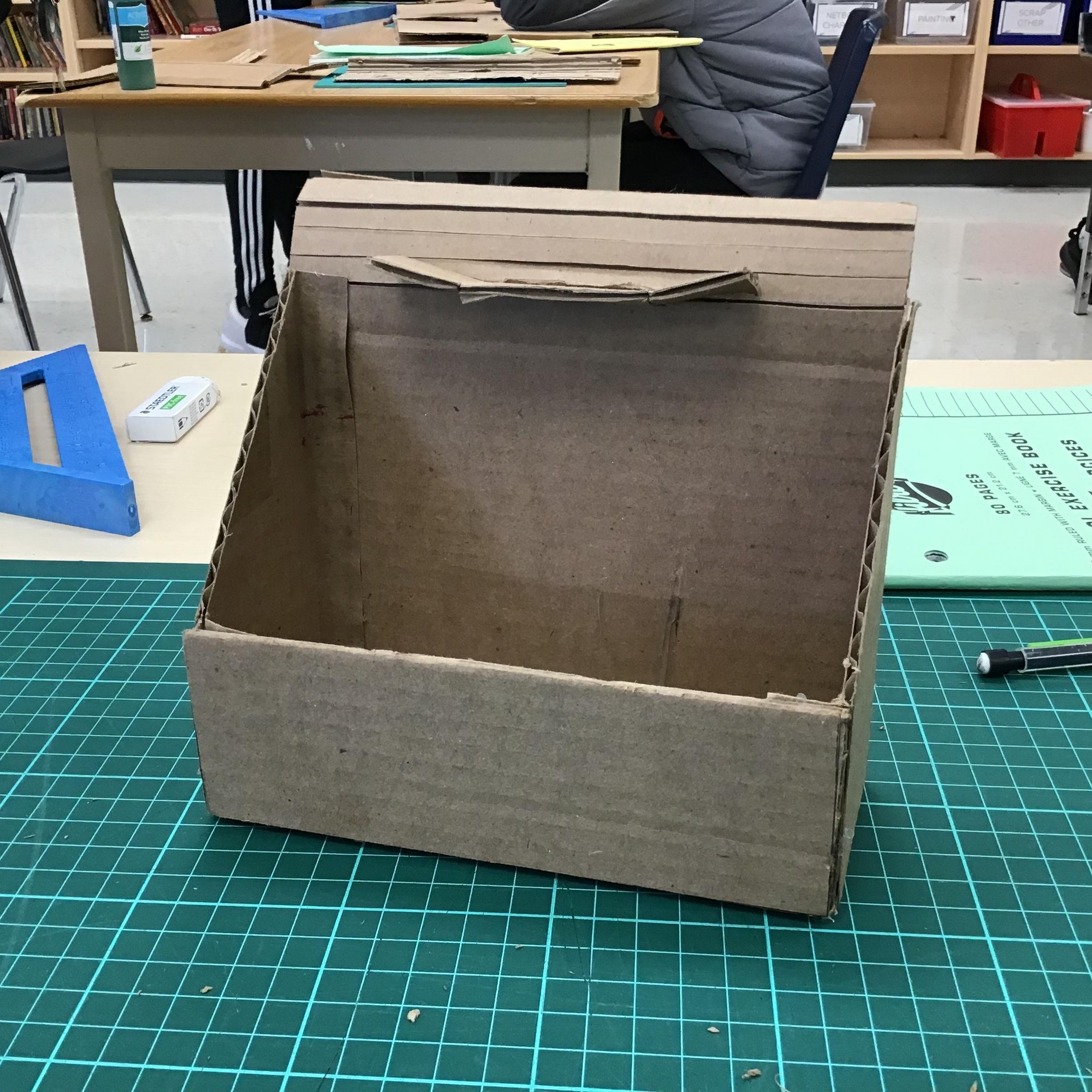 Cardboard Desk Organizer