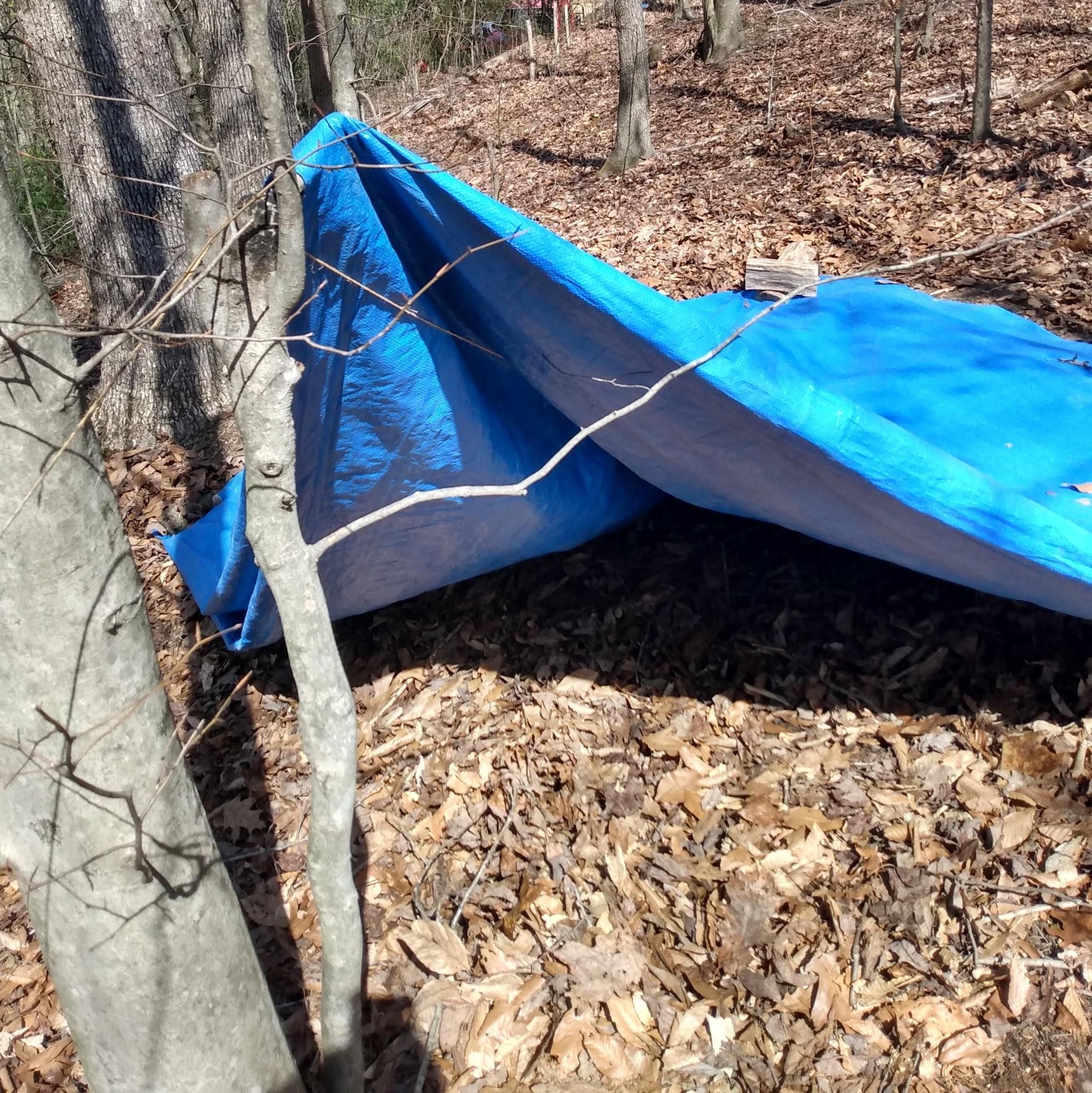 DIY Tarp Shelter