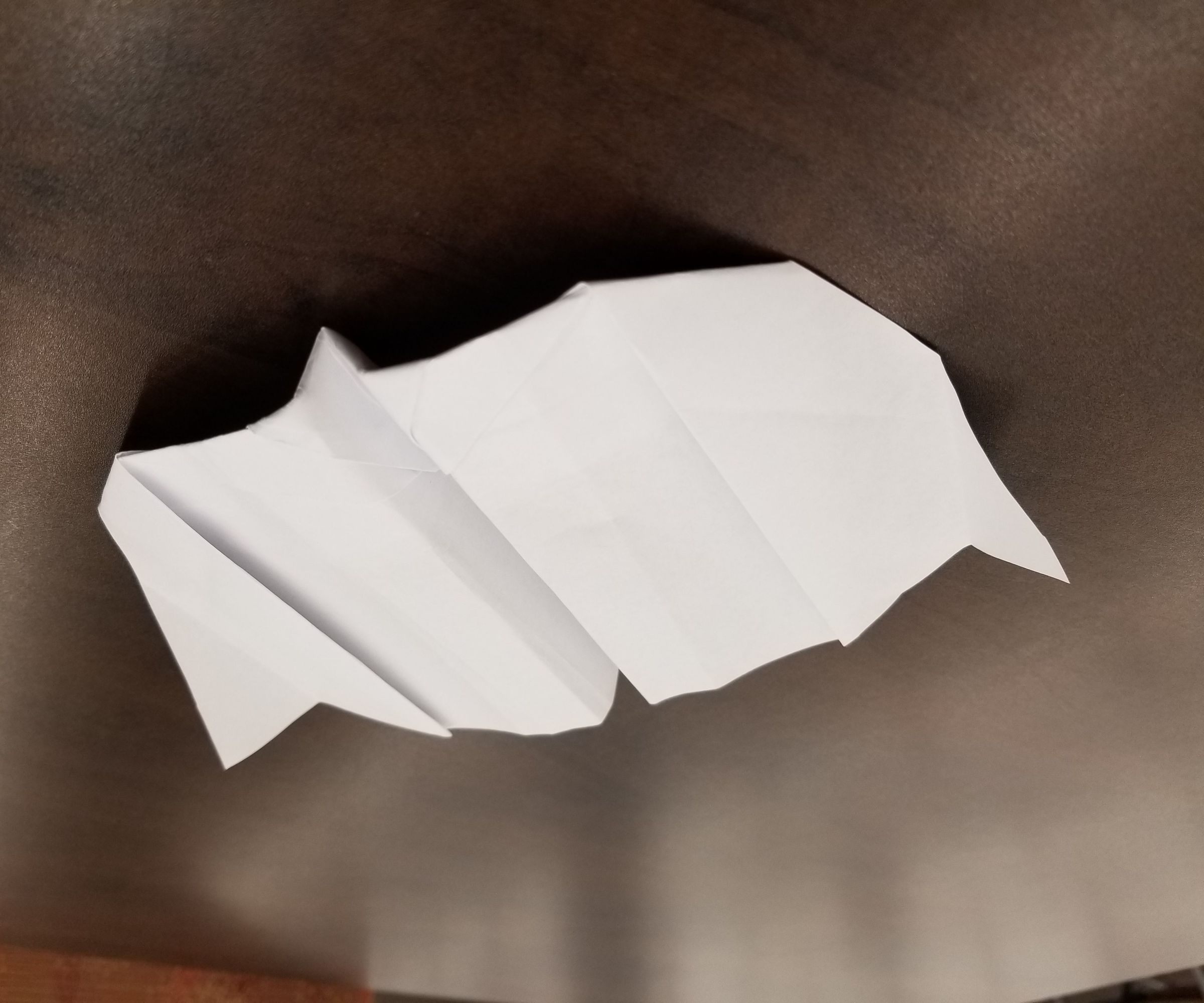 The Boomerang Paper Airplane
