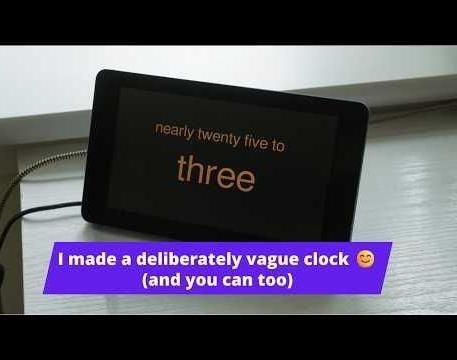 A Deliberately Vague Clock