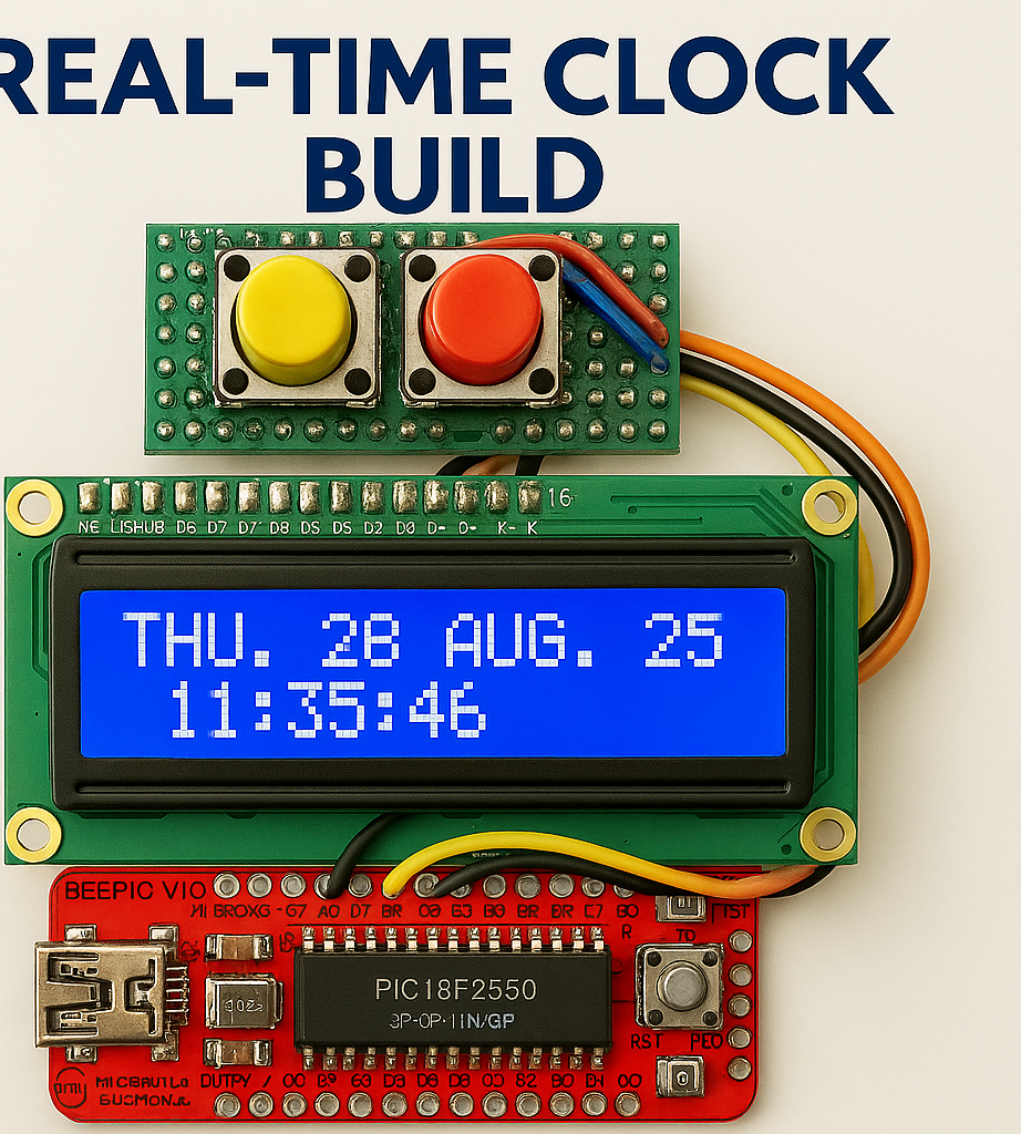 Realtime Clock With 18F2550