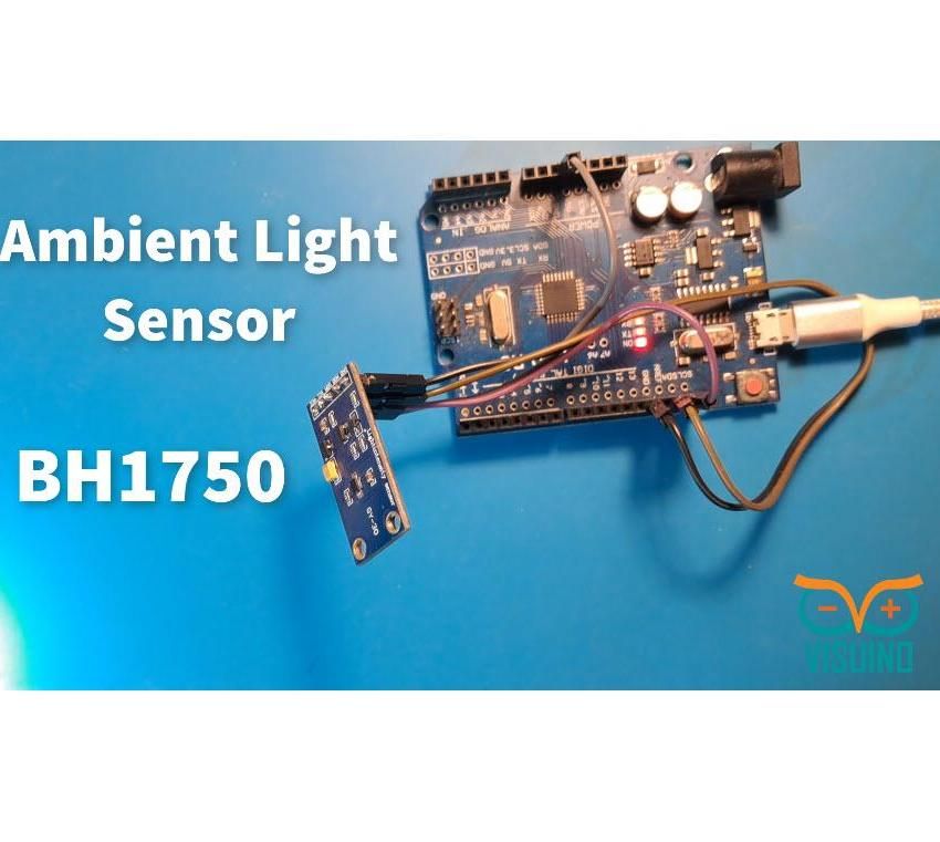 Visuino BH-1750 Ambient Light Sensor