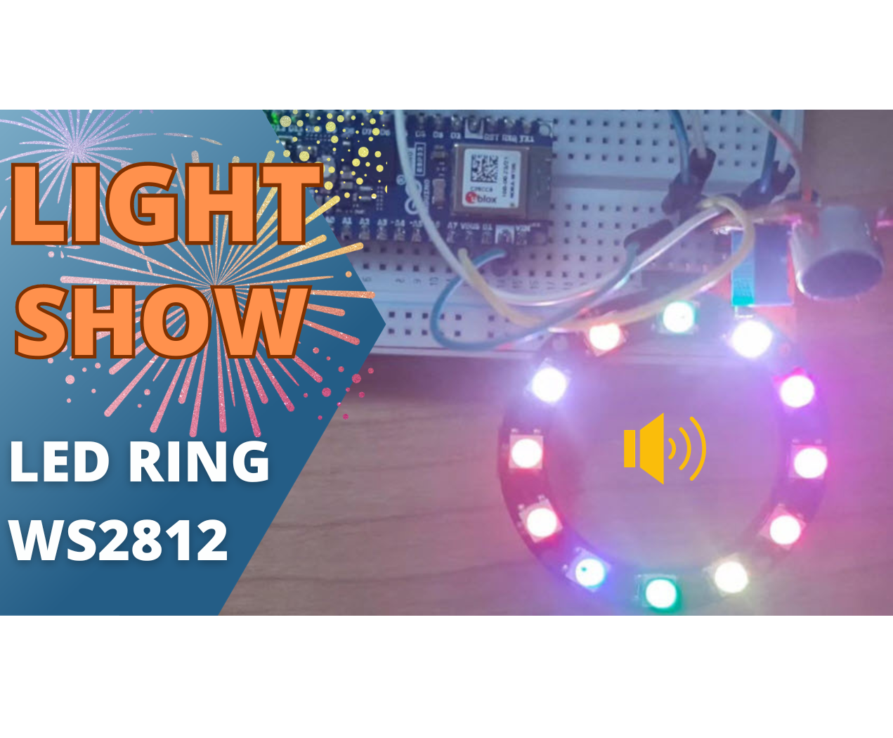 How to Make DIY Music Reactive RGB LED Ring (WS2812B) Using Visuino
