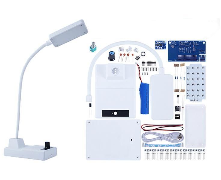 ICStation Rechargeable LED Dimming Table Lamp DIY Kit