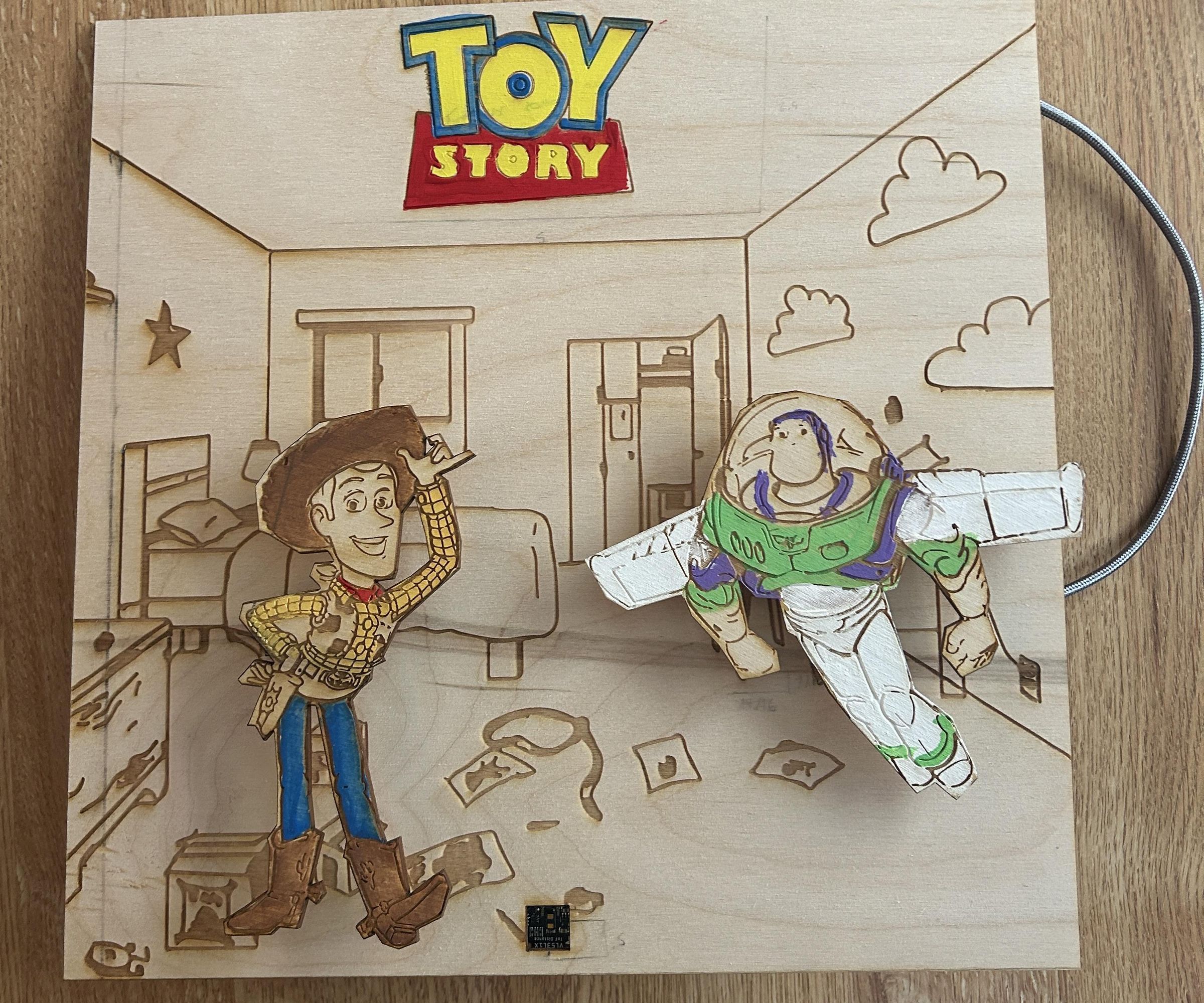 Toy Story "Andy's Coming" Interactive Art Piece
