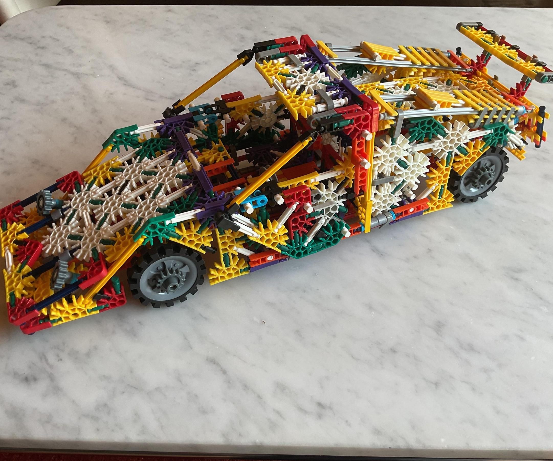 My Knex Lamborghini Countach With Instructions