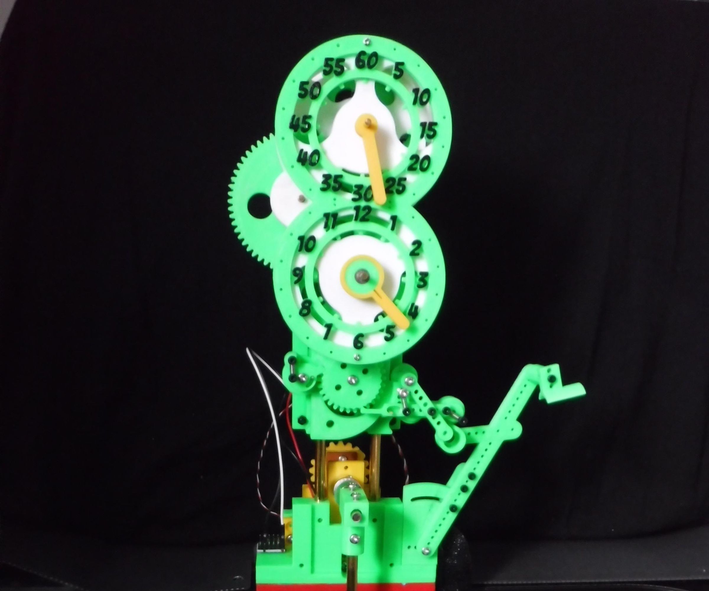 Freefall Pendulum Clock