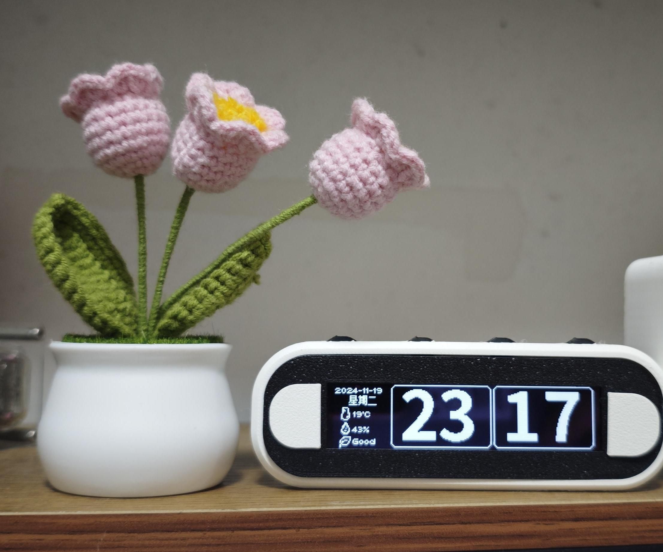 3.12 OLED Smooth Animated Alarm Clock