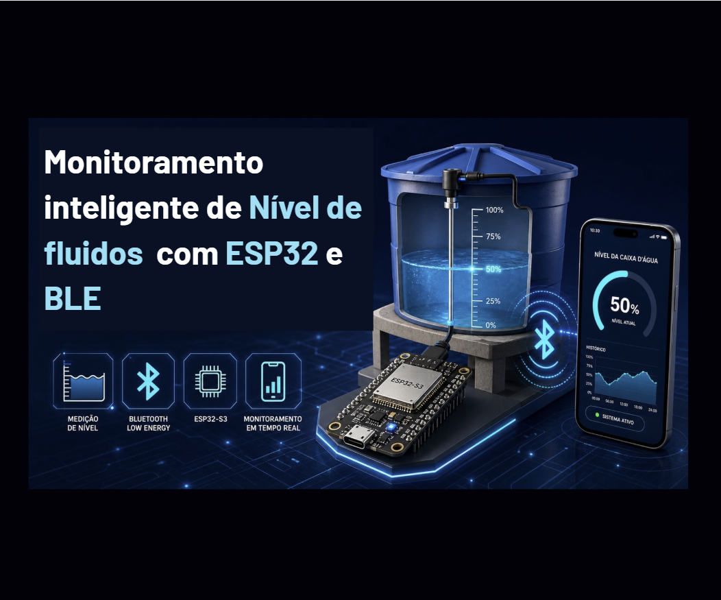 Monitoramento Inteligente De Nível De Fluídos Com ESP32 E BLE