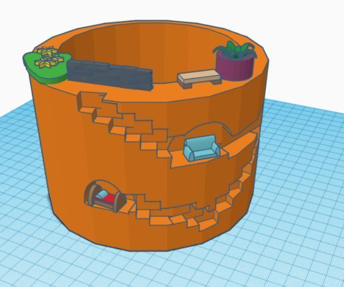 TinkerCAD a Fairy Planter