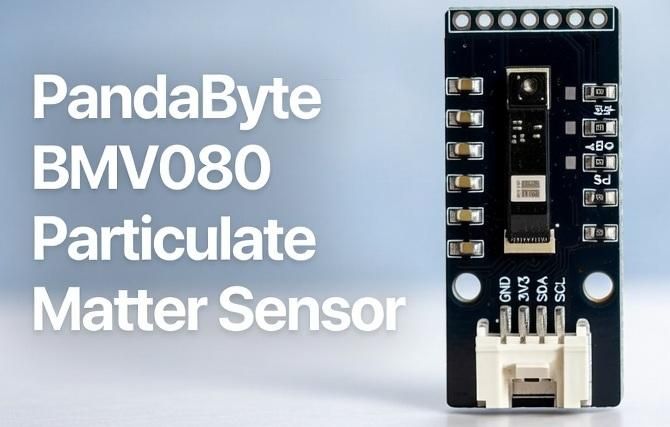 Ultra-Compact Air Quality Monitor Using PandaByte Bosch BMV080 Particulate Matter Sensor