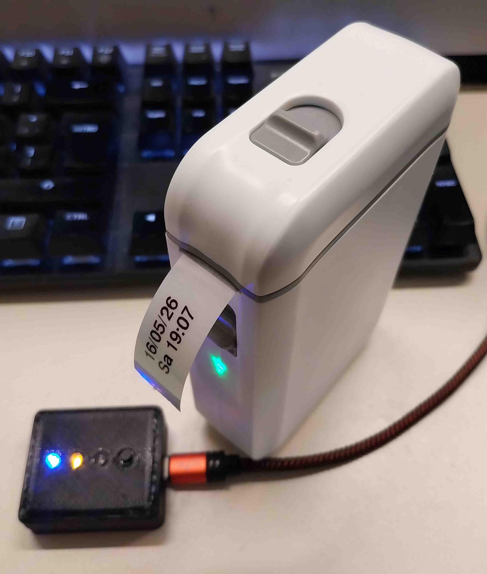 CHRONO-LABELER: Food-Dating & Labeling Device for Bluetooth Mini Printers