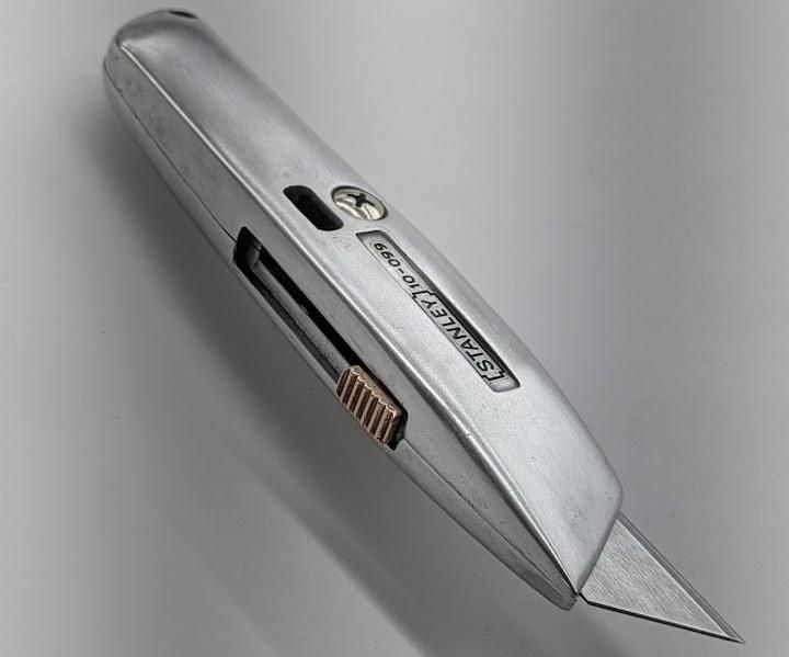 Restoring & Upgrading a 1960's Stanley Utility Knife! (And Also Adding a Spring Action & Cutaway!)