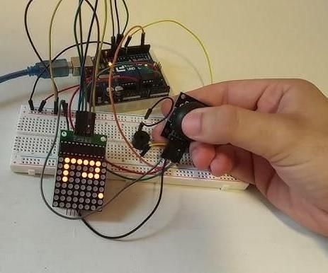 Snake Game With Dot Matrix