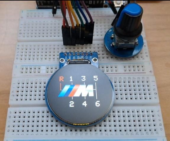 Gear Shift Indicator Using Visuino