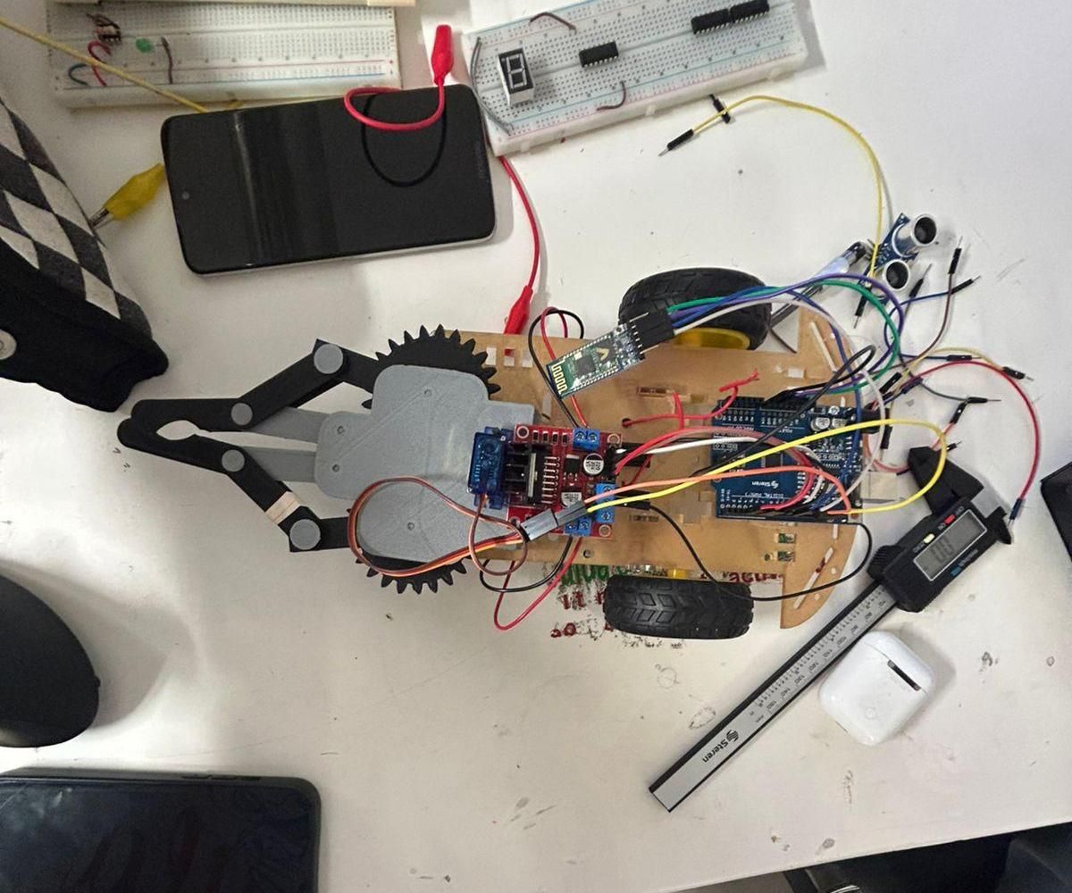 Carrito Recogedor De Pelotas-Arduino UNO
