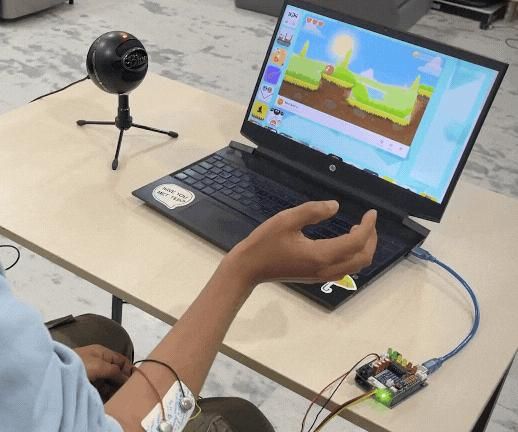 Controlling Video Games Using Muscle Signals (EMG)