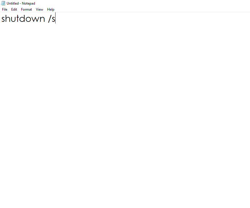  How to Make a Shutdown File