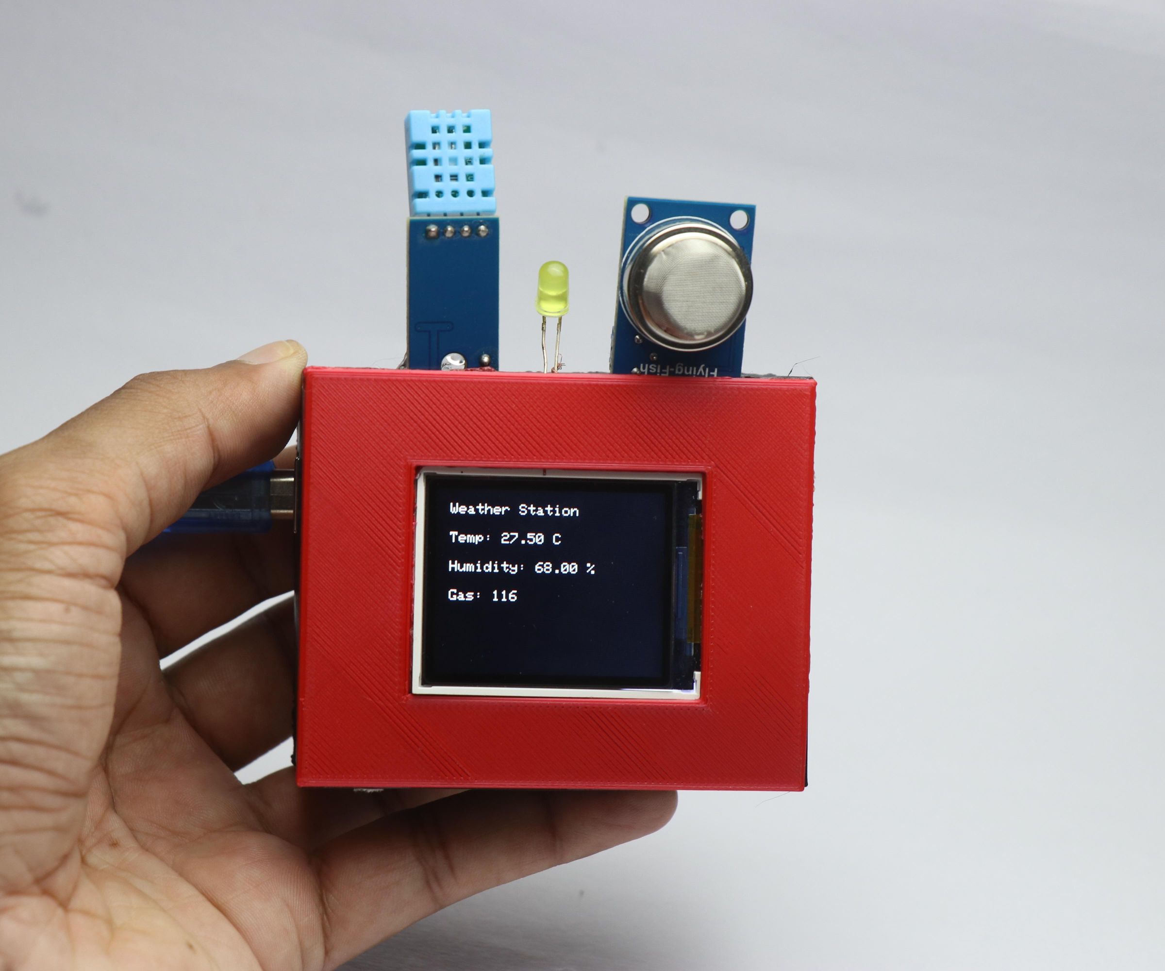 Build a Mini Weather Station and Gas Leakage Detection Tool for Campers