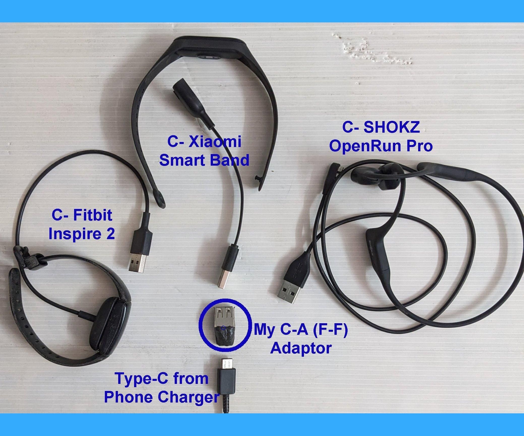 USB Type C-Female to USB Type A-Female Adaptor