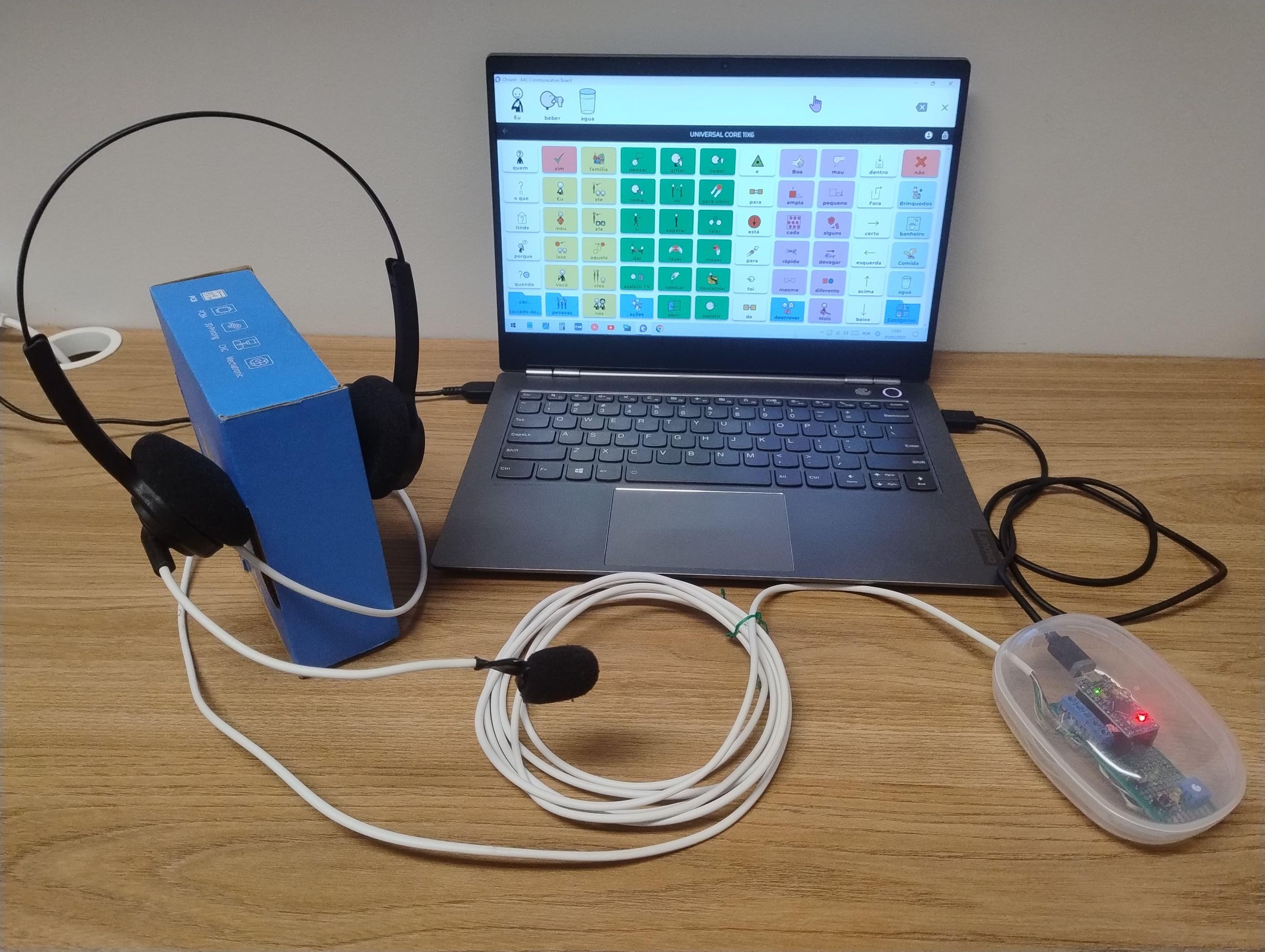 Arduino Head Mouse With Click Controlled by Sound