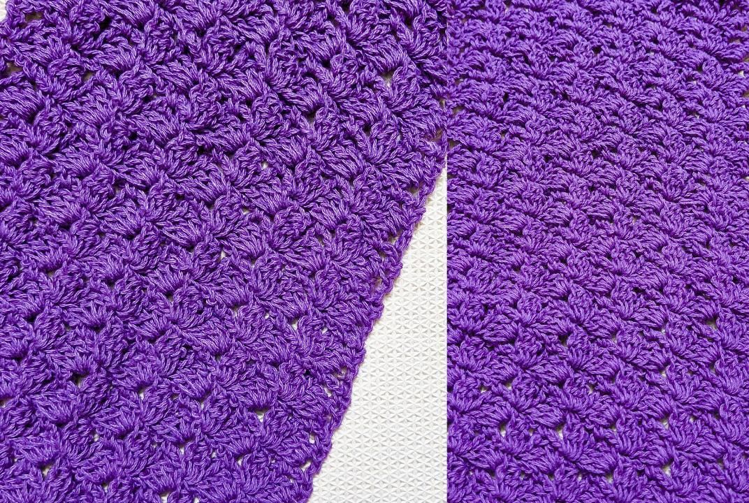 Easy Textured Crochet Long Table Runner