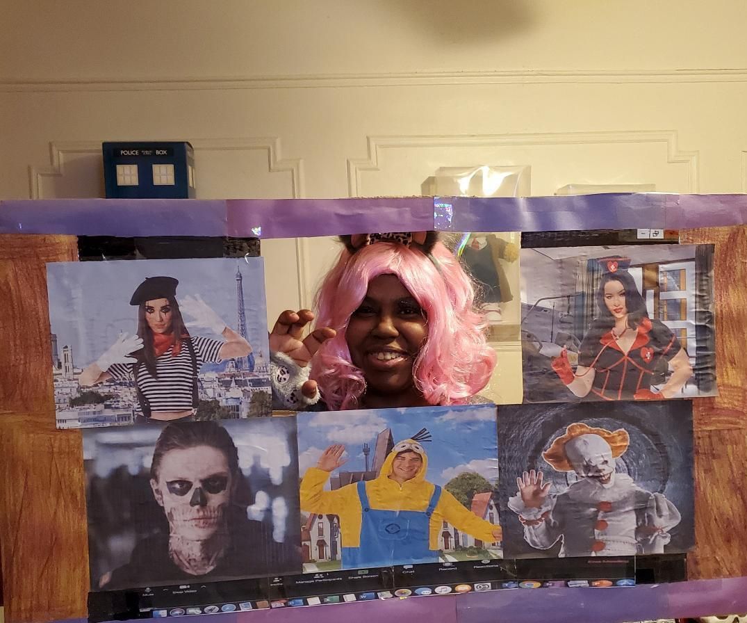 The Not Even Quarantine Can Stop Halloween! Zoom Party Costume
