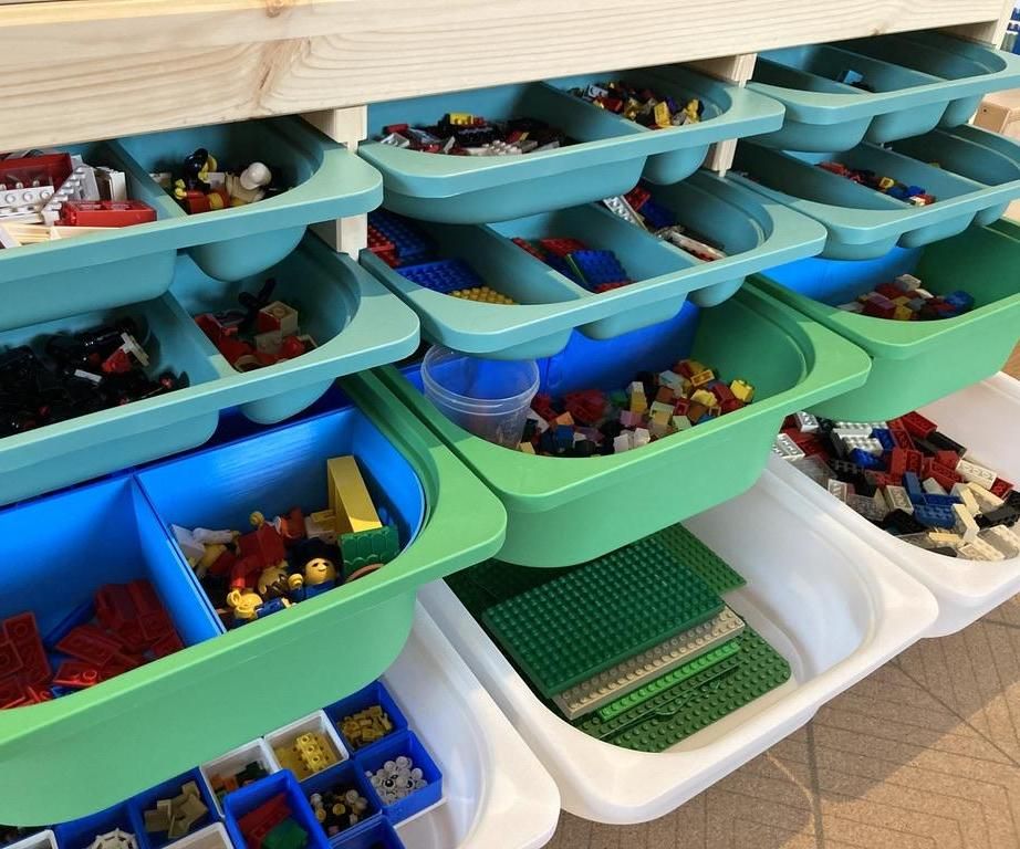 🟡🔴 Ultimate LEGO Trofast Hack: More Trays, 3D-Printed Upgrades & Perfect Organization! 🔵🟢