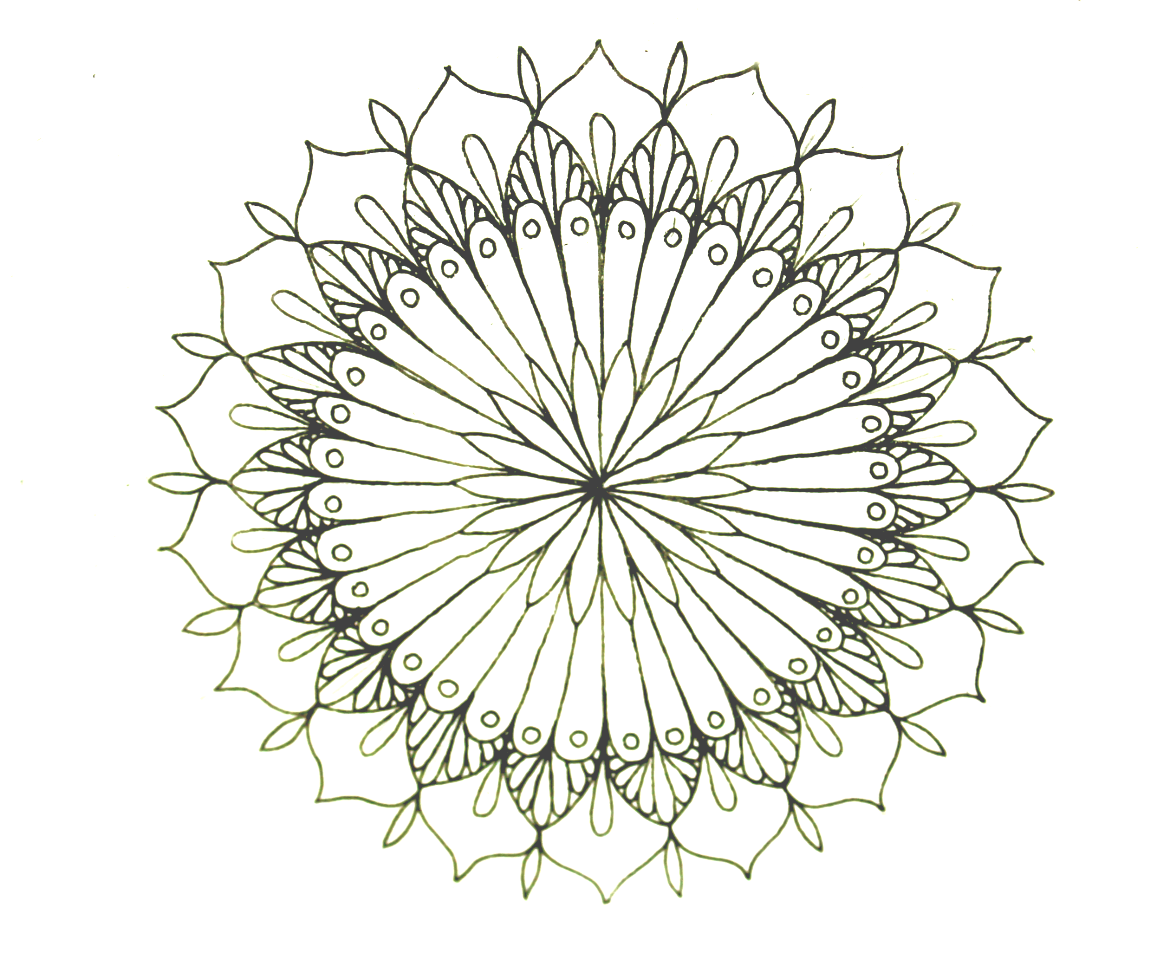 How to Draw a Basic Mandala