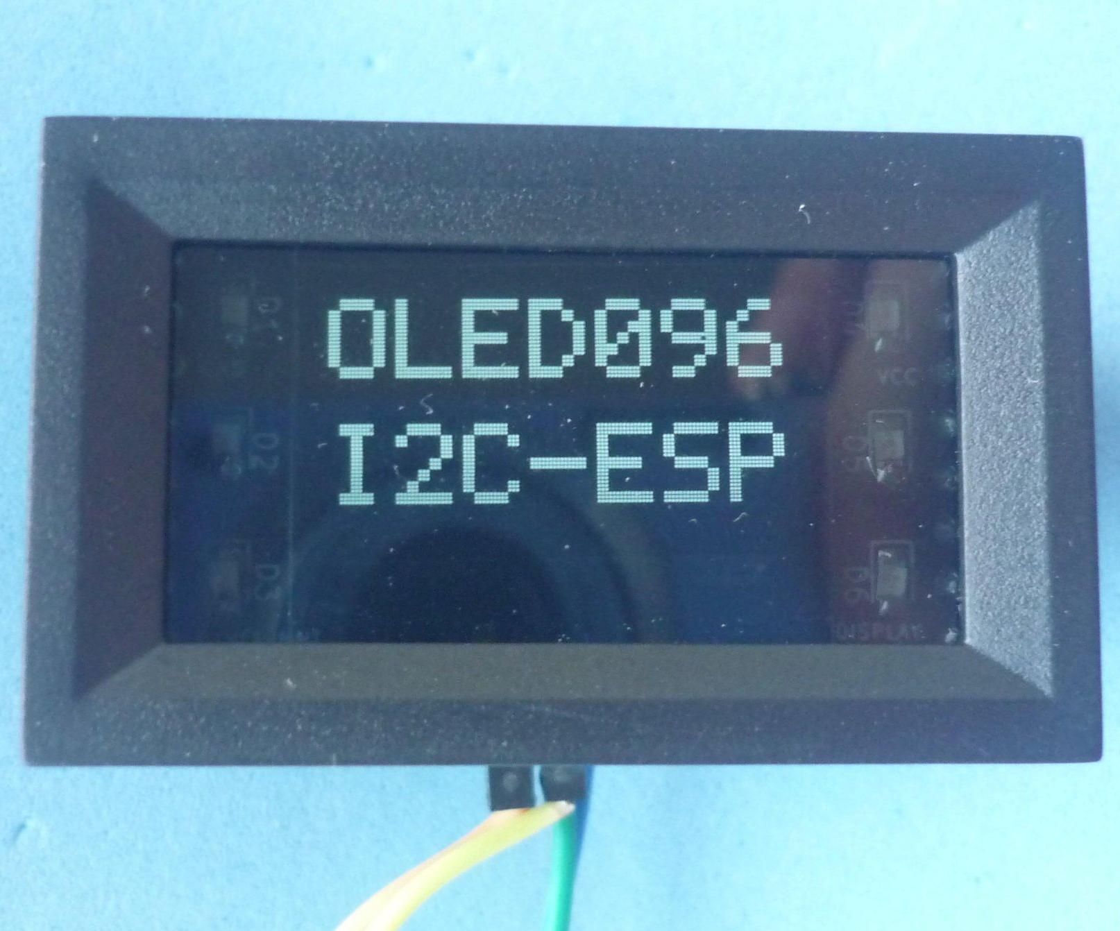 Panel-mount 0.96" Bare OLED With Screw Terminals