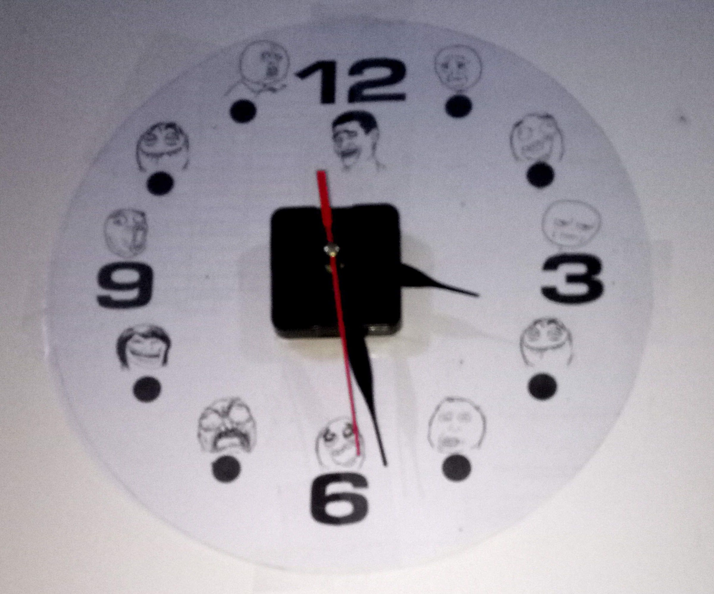Cheap-ass 25c Wall Clock