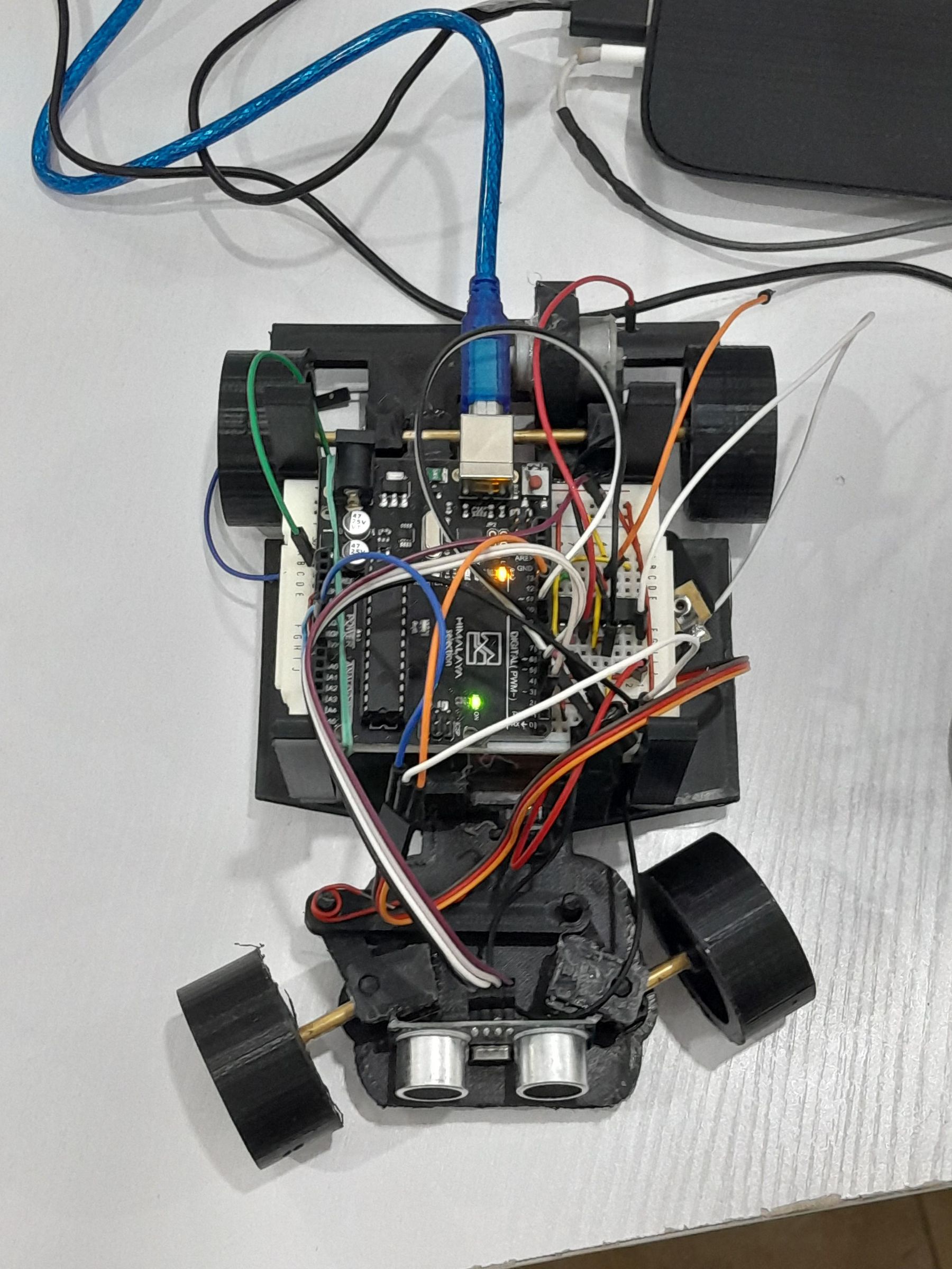 Solar Powered Obstacle Avoidance Car