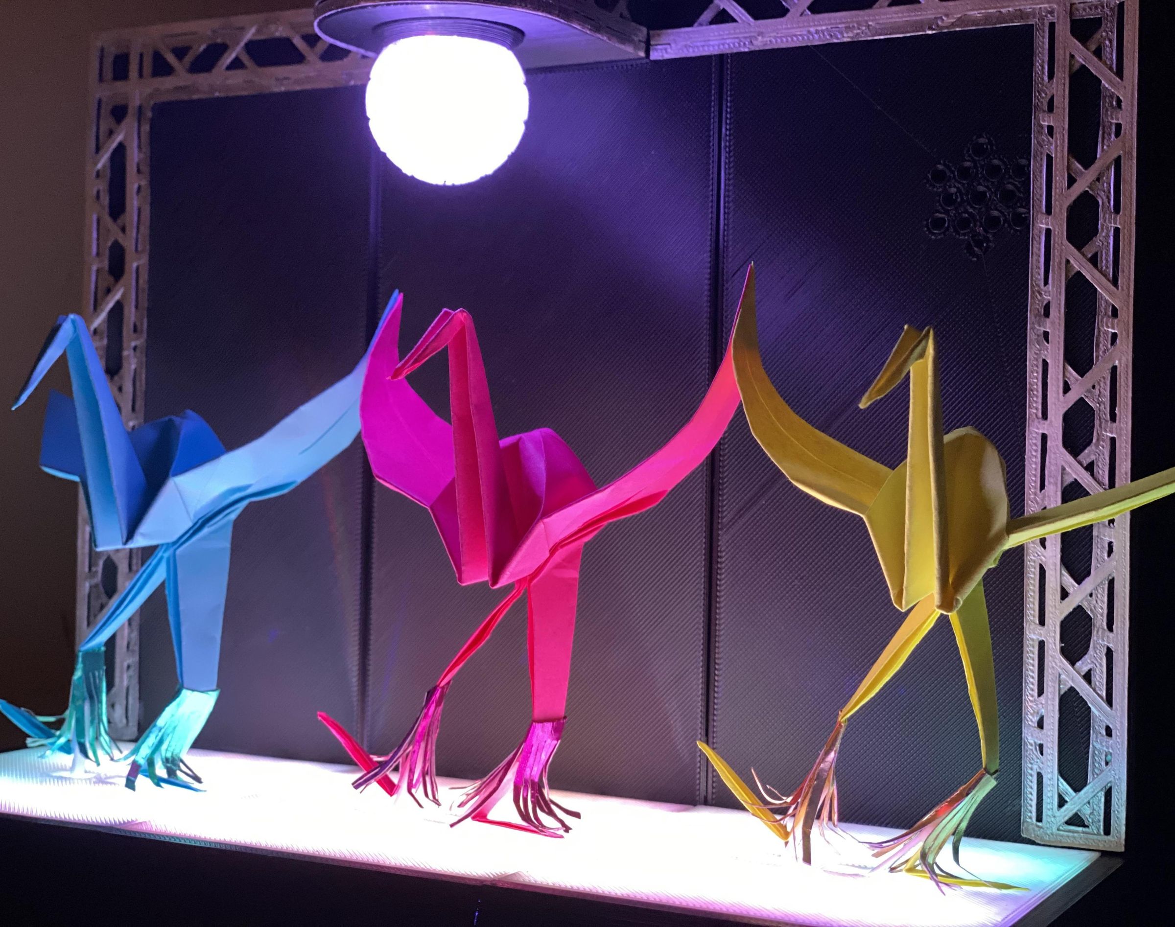 Dancing Origami Girls