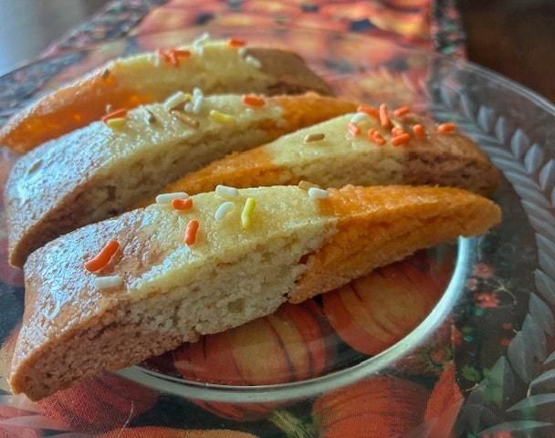 CANDY CORN BISCOTTI