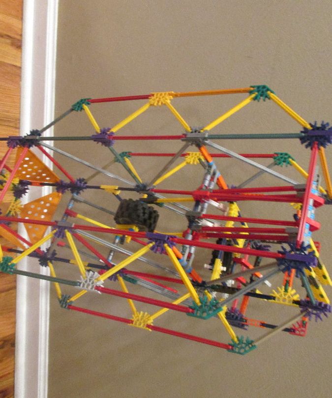Two Ball Flipper- a K'nex Ball Machine Element