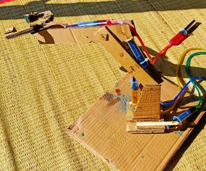 Hydraulic Arm Using Cardboard