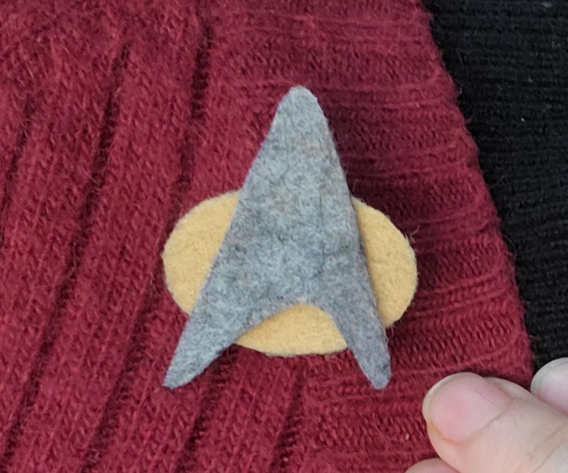 Star Trek Felt Communicator