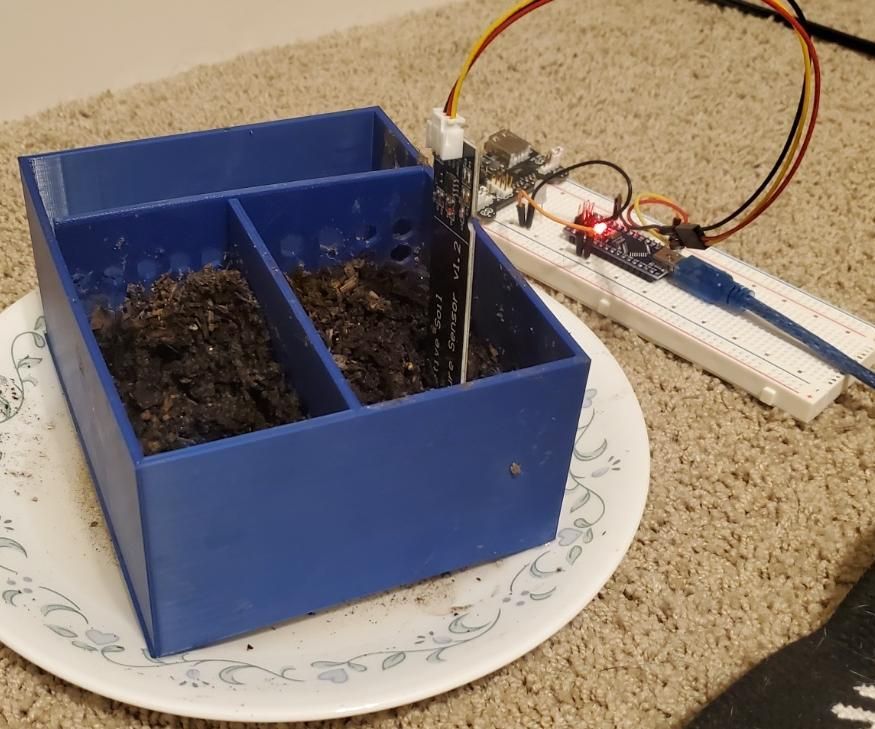 3D Printed Automatic Plant Waterer W/ Arduino