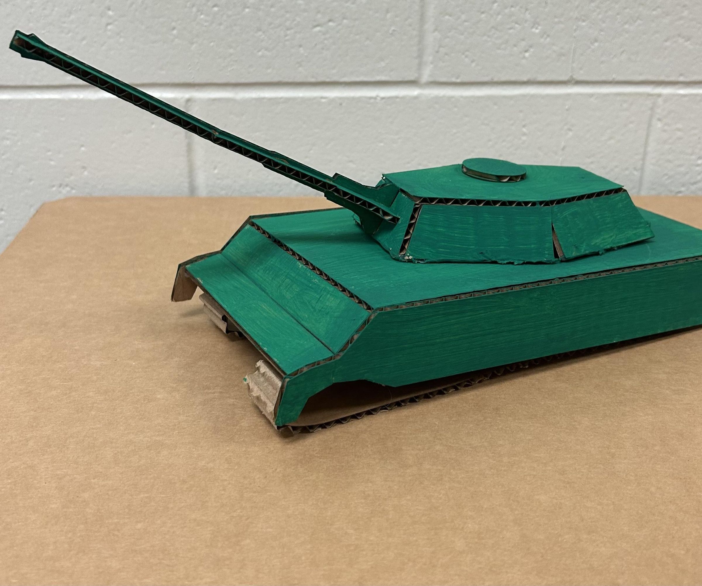 Cardboard Tank