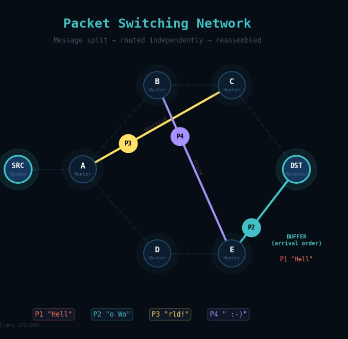 Video Packet Switching Network