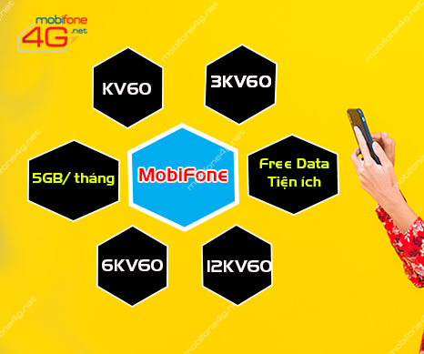 Các Gói KV60 MobiFone Ưu Đãi 5GB, Free Data Tiktok, Instagram