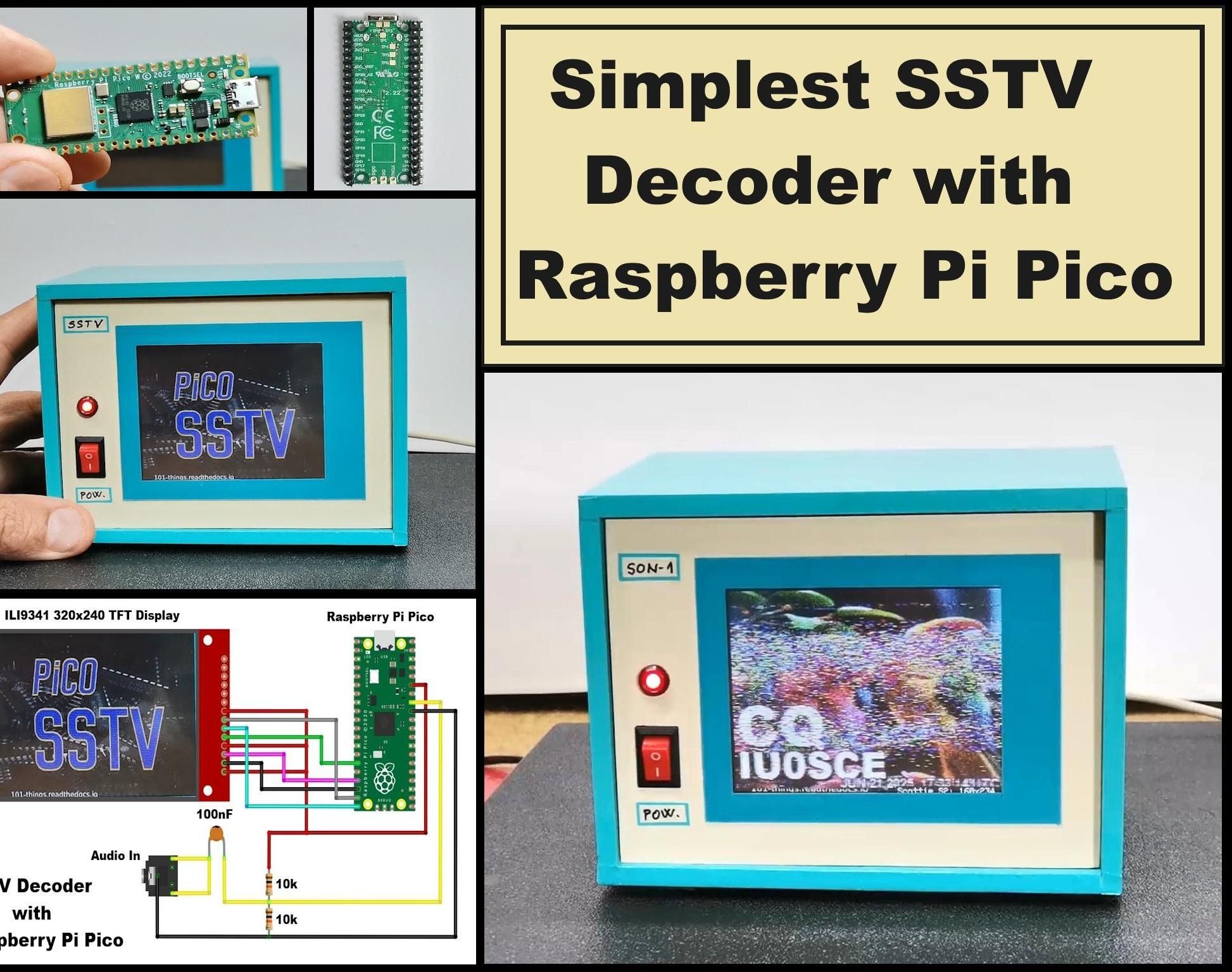 Raspberry Pi Pico SSTV Decoder- Receive Images Over Radio