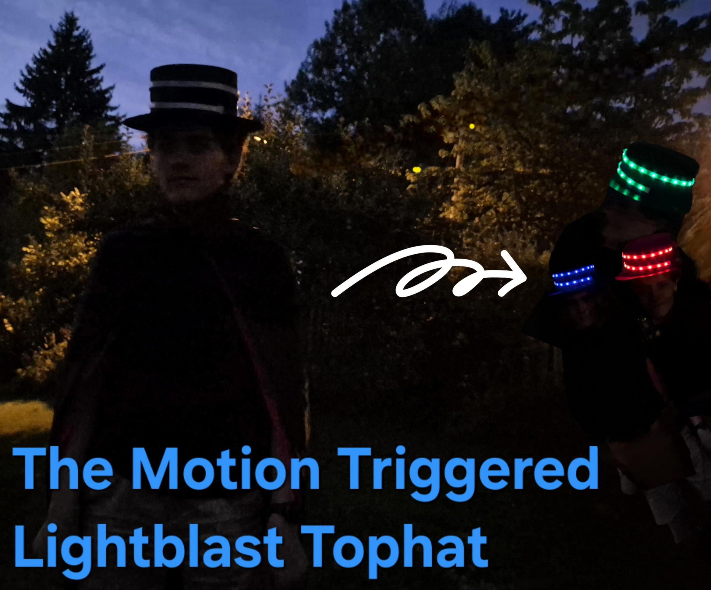 The Motion-Triggered Lightblast Top Hat