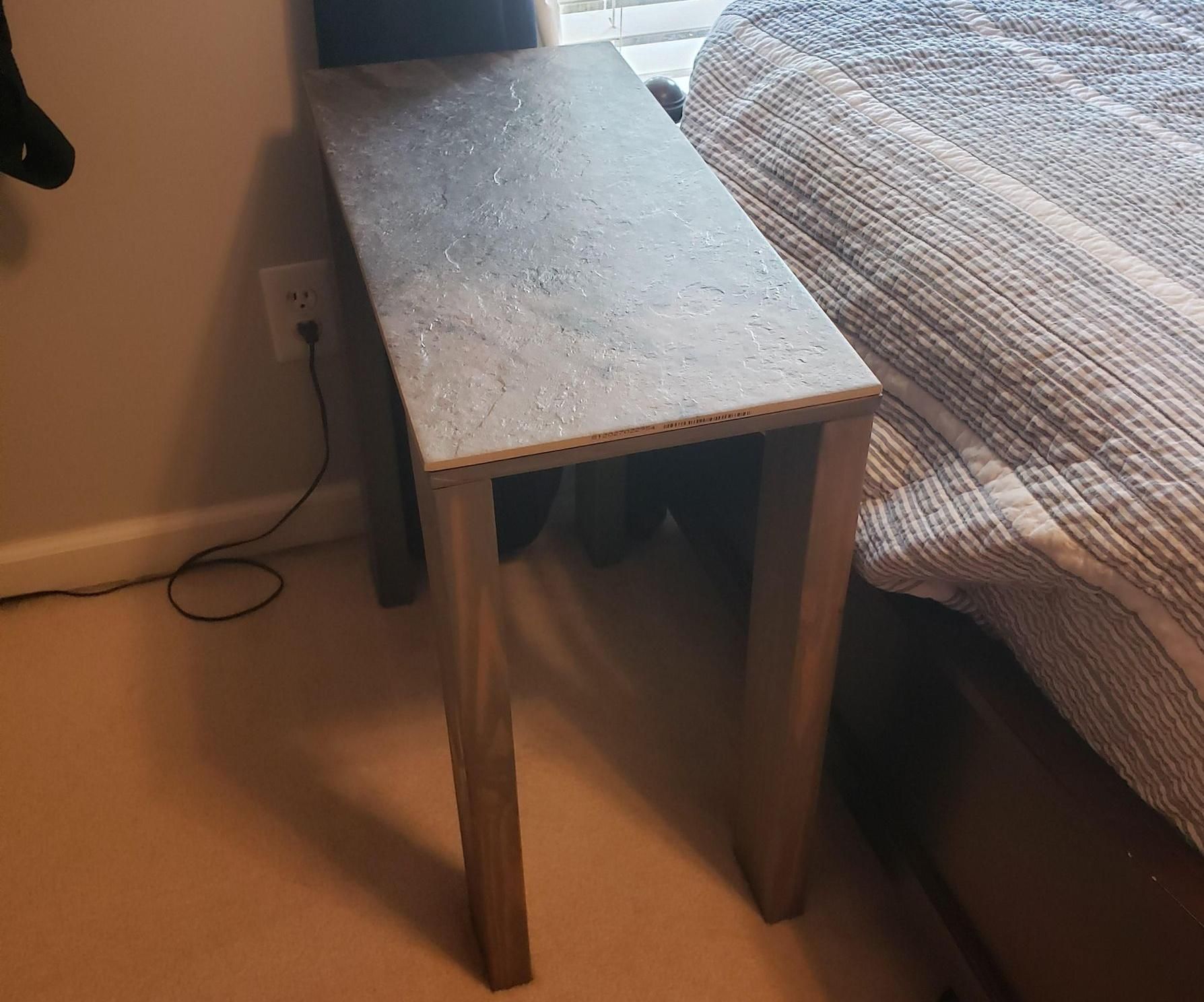 Concrete Tile Side Table