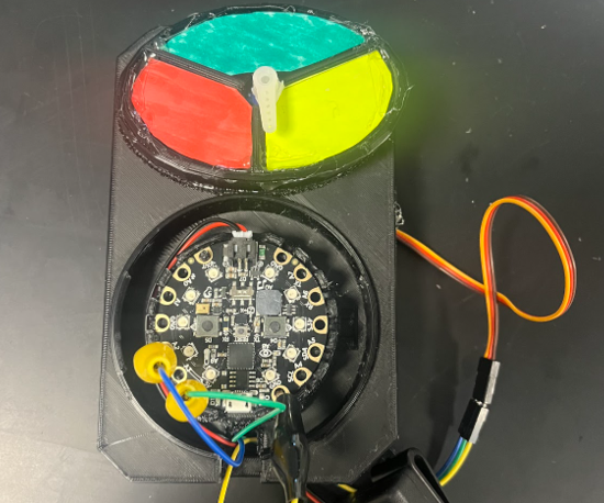 3D Designed and Printed Coded Message Device With a CPX