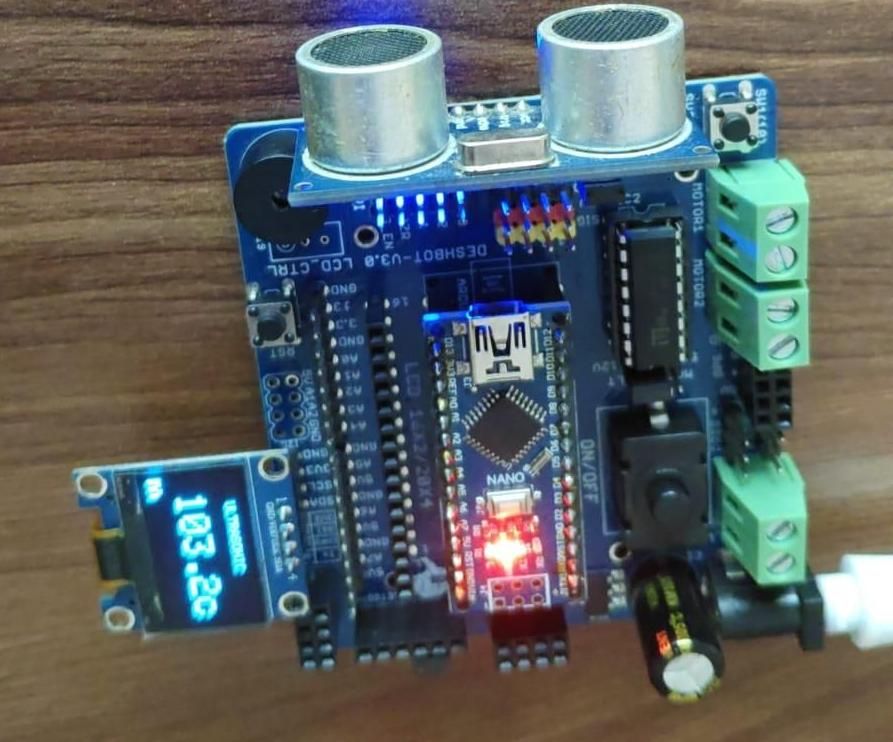 Digital Ultrasonic Distance Scale Using Arduino Nano