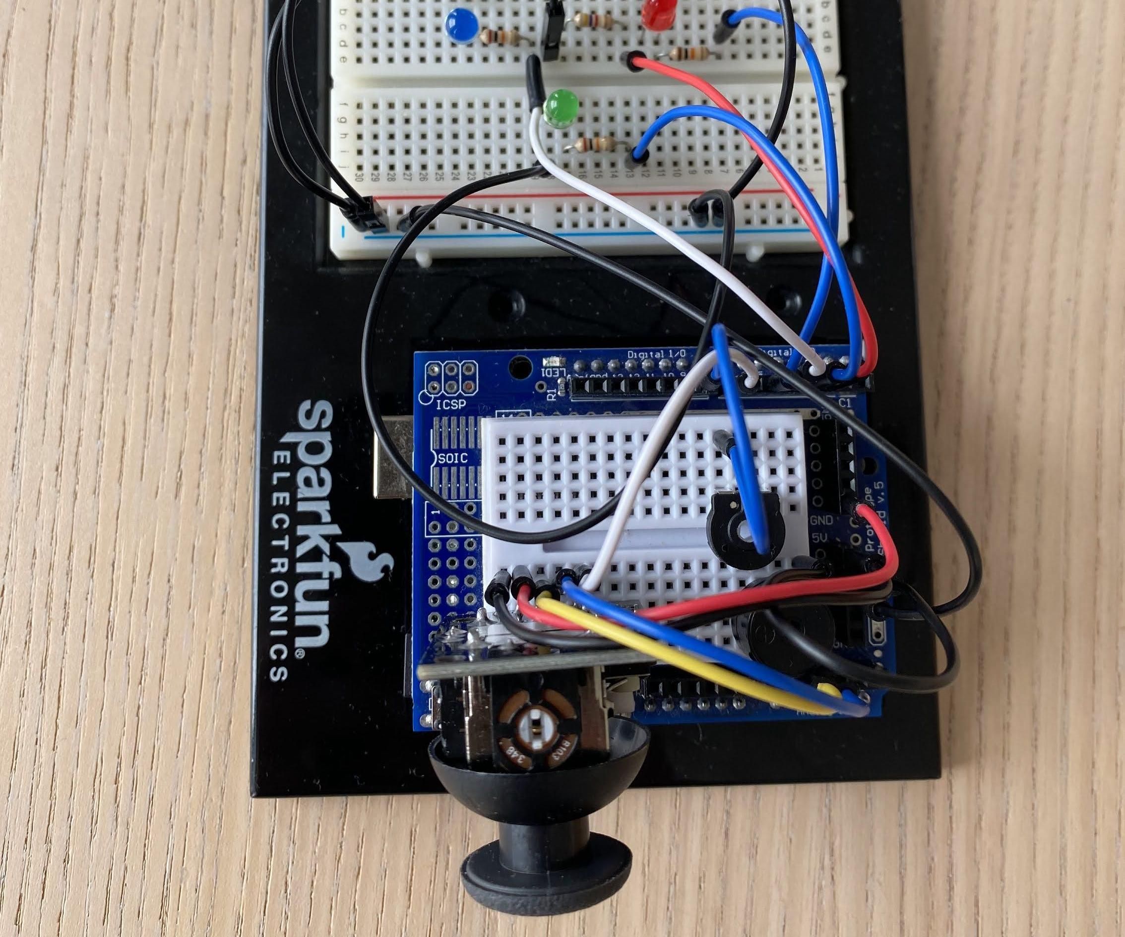 🎮 ToneQuest: Arduino Memory Game With Buzzer, Joystick & LEDs